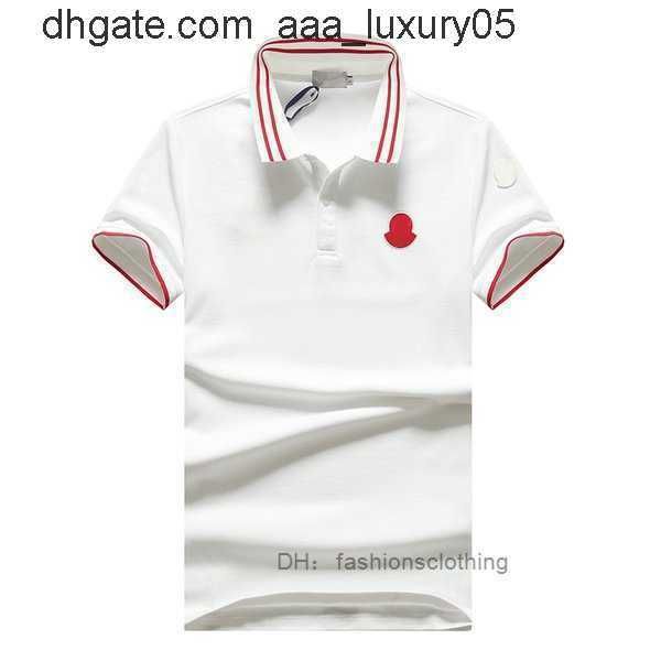 

design new men's polo t-shirts trapstar yoky fashion mens monclair t shirts designer polo shirt luxury tees classic black white red blu, White;black
