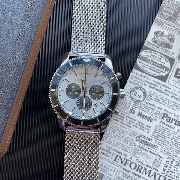 

dhgate mens watches designer watches quartz movement watches 43mm watch leisure business watch aaa brand watch ice out uhr watch shock watch, Slivery;brown