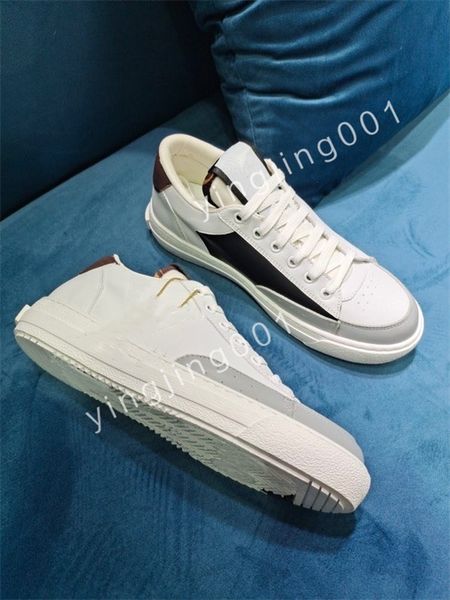 

2023 luxurys fashion white black leather calfskin sneakers shoe comfort outdoor trainers womens and men casual walking size35-46