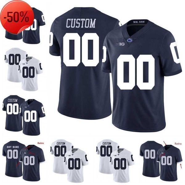 

stitched 14 sean clifford jersey custom 15 drew allar 11 christian veilleux nicholas singleton kaytron allen mitchell tinsley brenton strang, Black;red