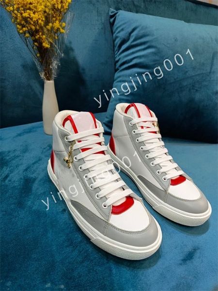 

2023 luxurys fashion white black leather calfskin sneakers shoes comfort outdoor trainers womens and men casual walking size35-46