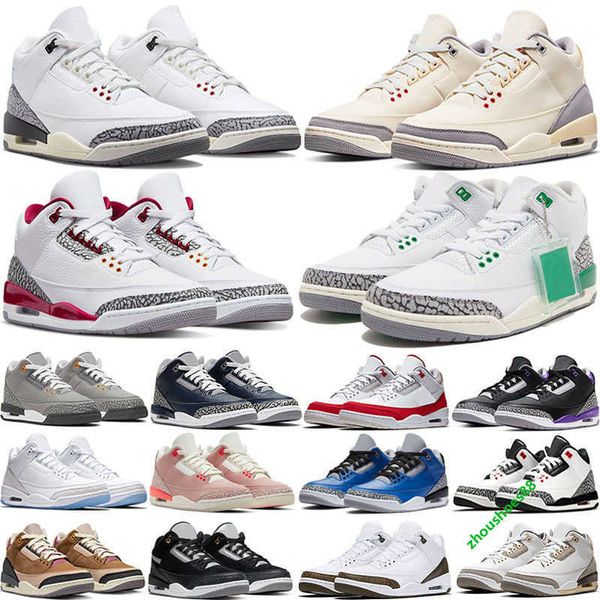 

3s jumpman mens basketball shoes black cement cardinal red pine green racer blue cool grey georgetown medium royal tinker trainers outdoor 3