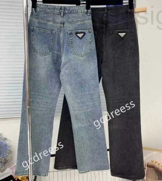 

women's jeans designer designer washed for women - fashionable and versatile denim pants casual streetwear, also available in black men, Blue