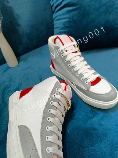 

2023 luxurys fashion white black leather calfskin sneakers shoes comfort outdoor trainers womens and men casual walking size35-46