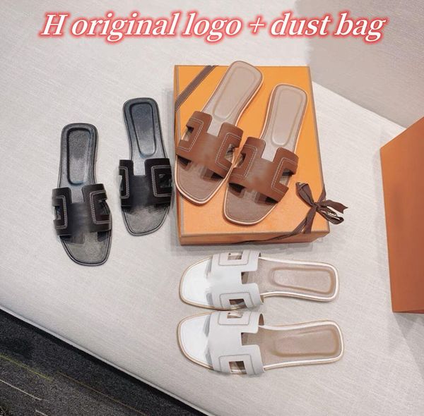 

beach slippers classic flat heel summer lazy designer shoes fashion flip flops leather slippers women shoes l beach bathroom sandals size 35, Black