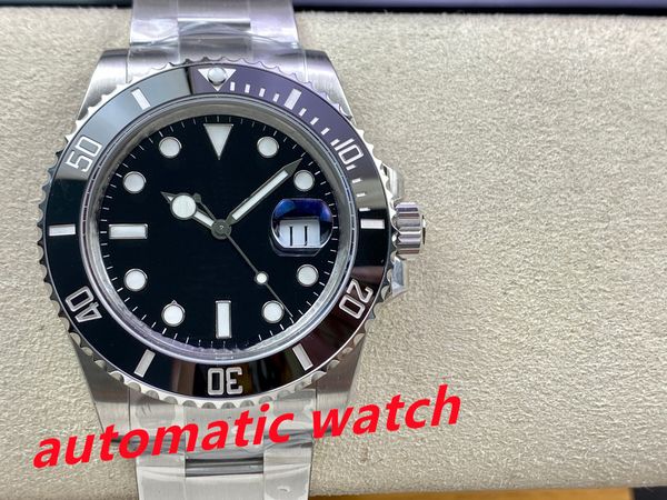 

man watch luxurious watchs 41mm date mens designer watch ceramic bezel hand automatic 2813 movement watches sapphire 904l stainless steel mo, Slivery;brown