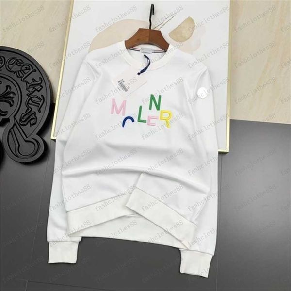 

2023 men's designer hoodie with embroidered badge on chest women's sweatshirt m-2xl 4q5e, Black