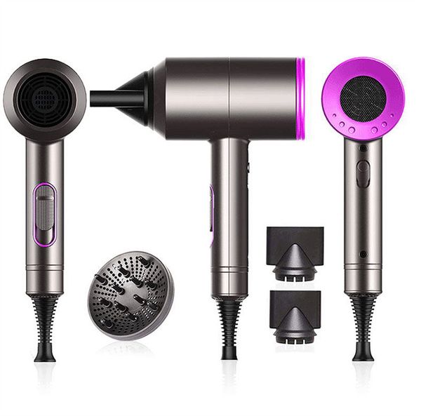 

high-quality electric comb hair dryer home hair care constant temperature hair dryer leafless anion brushless motor