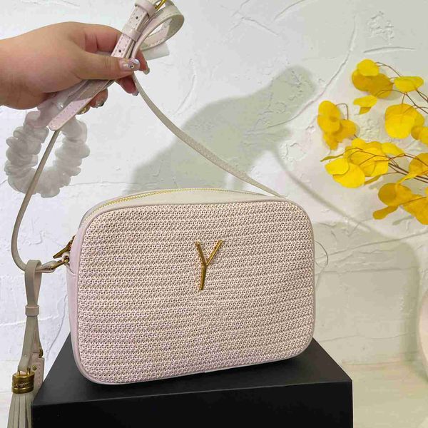 

raffia cameras bags women designer bags square crossbody wallet luxurys handbags crossbody strap messengers purses 230301