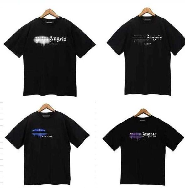 

designer t shirt bear summer palms palmangel print decapitated tshirt angels quick dry designers men short sleeves angle tees oversize whit, White;black