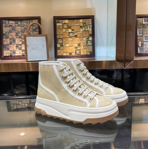 

tennis shoes 1977 canvas shoes luxury women's canvas shoes embroidered high-shoes sneakers designer platform shoes rubber sole lace-up, Black