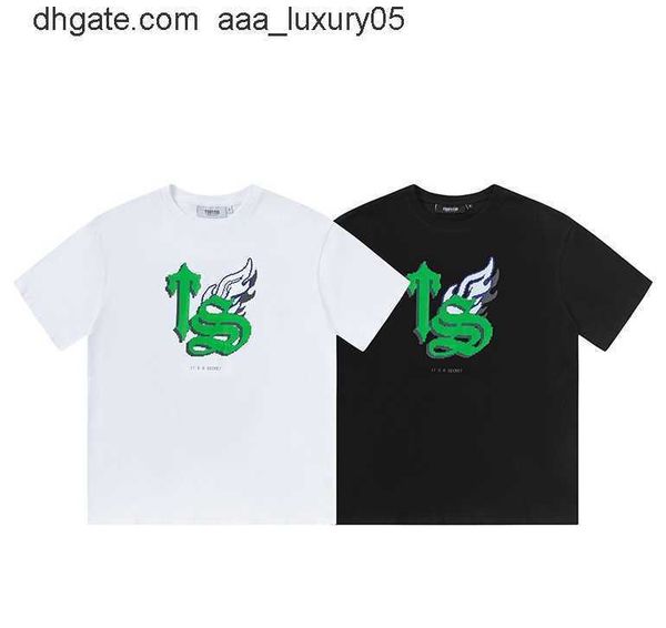 

designer fashion clothing tshirt tees trapstar it s a secret printed short sleeve mens womens tshirt summer cotton trend brand loose short s, White;black