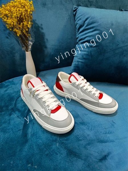 

2023 luxury fashion white black leather calfskin sneakers shoe comfort outdoor trainers womens and men casual walking size35-46