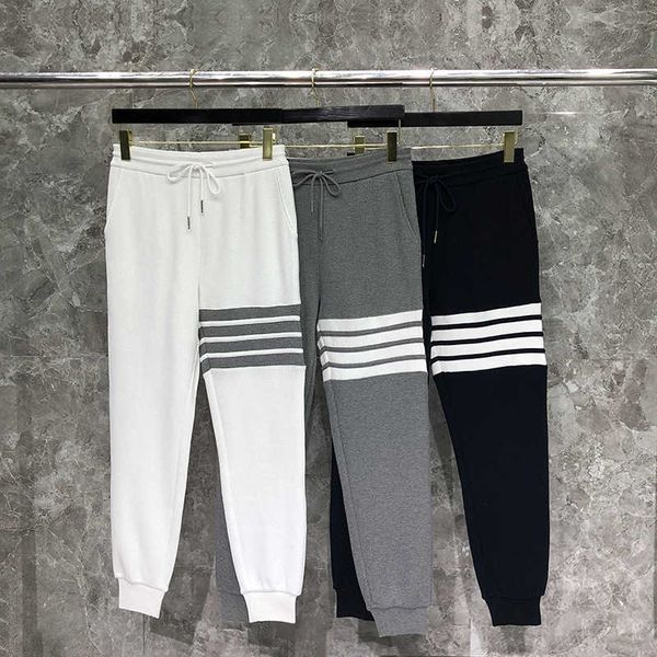 

time breather tb trendy cotton sweatpants same slim-fit for men and women, Black