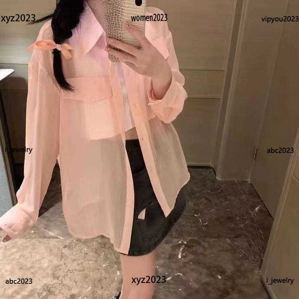 

womens designer clothing lady blouse fashion sunscreen clothing size s-l 2pcs lapel lace cut out shirt june03, White