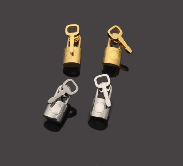 

dangle & chandelier european and american new design brand jewelry letter colorful full diamond earrings for women, Silver