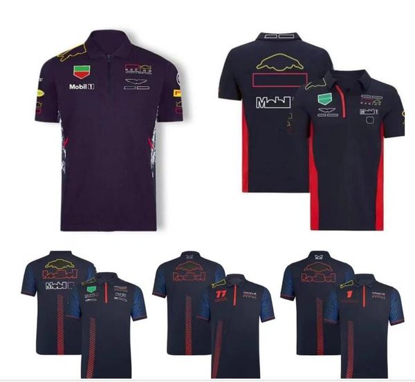 

f1 racing polo shirt summer new lapel body shirt the same style custom