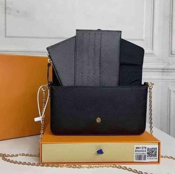 

designers women handbag messenger bags leather embossing pochette elegant shoulder bag crossbody tote wallets m40780 rhodp mrop