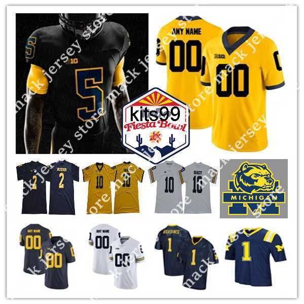 

bowl vrbo fiesta michigan wolverines college football jerseys j.j. mccarthy blake corum aidan hutchinson donovan edwards ro, Black;red