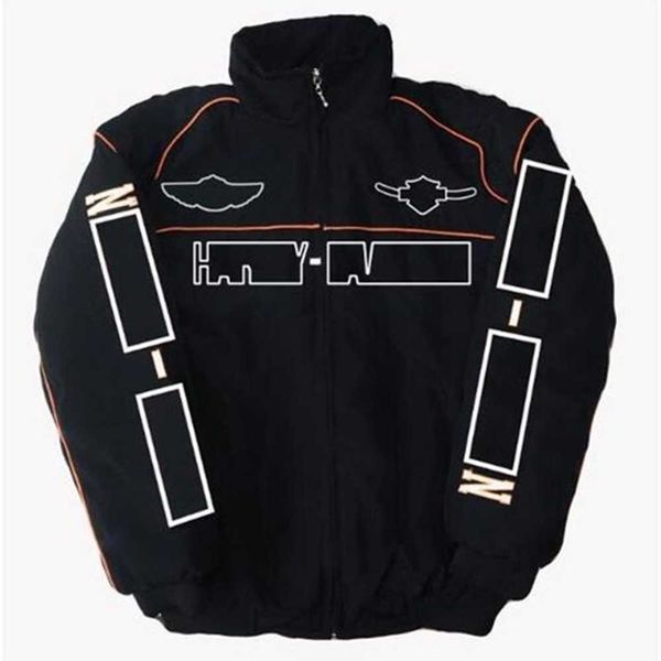 

f1 formula one racing jacket autumn and winter full embroidered cotton clothing spot sales x382, Black;brown