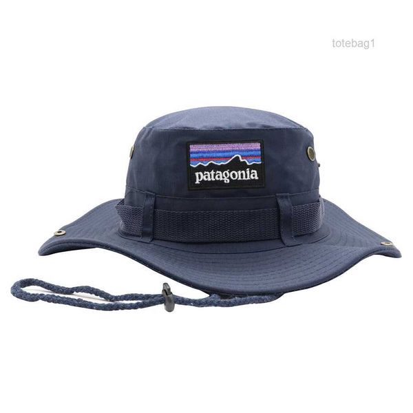 

outdoor mountaineering hat patagonia cowboy hats bucket cap bata sunshade sunscreen travel fishing caps 2 5jb5, Blue;gray