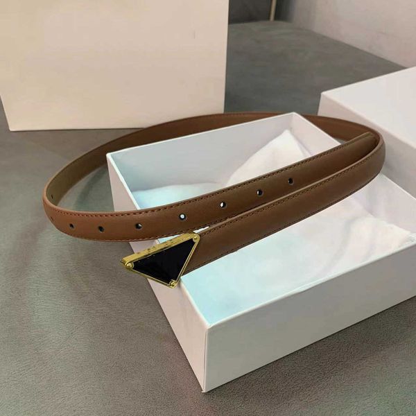 

fashion designer belt women men luxury letter triangular buckle belts cow leather thin belt women's formal jeans dress waistband width, Black;brown