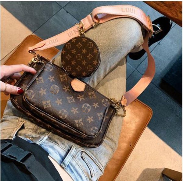

multi felicie pochette accessoires luxury women chain bags messenger leather handbags designer shoulder flower louisery purse crossbody viut