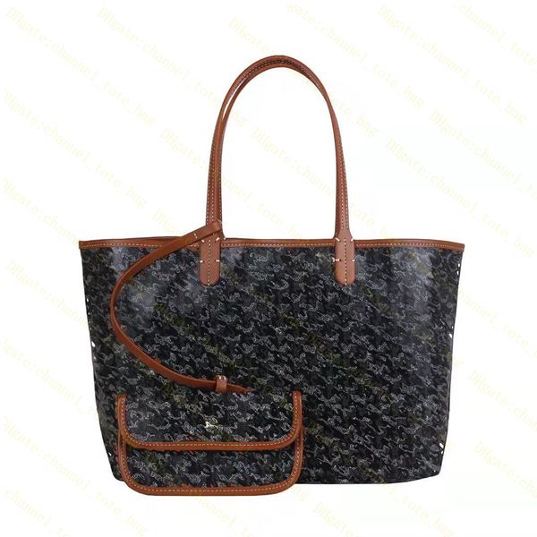 

shopping bag for woman designer tote handbags houndstooth embroidered tiger pattern large casual shopping bag handbag tote purse wallet cros