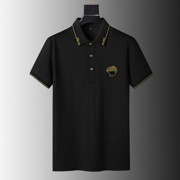 

men polo golf polo for men custom golf polos fashion design breathable sweat-absorbing cotton bos polo casual comfort slim fit noble prince, White;black