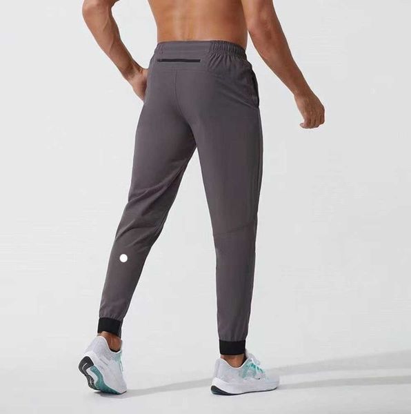 

lulus men's jogger long pants sport yoga outfit quick dry drawstring gym pockets sweatpants trousers mens casual elastic workout pants, Black