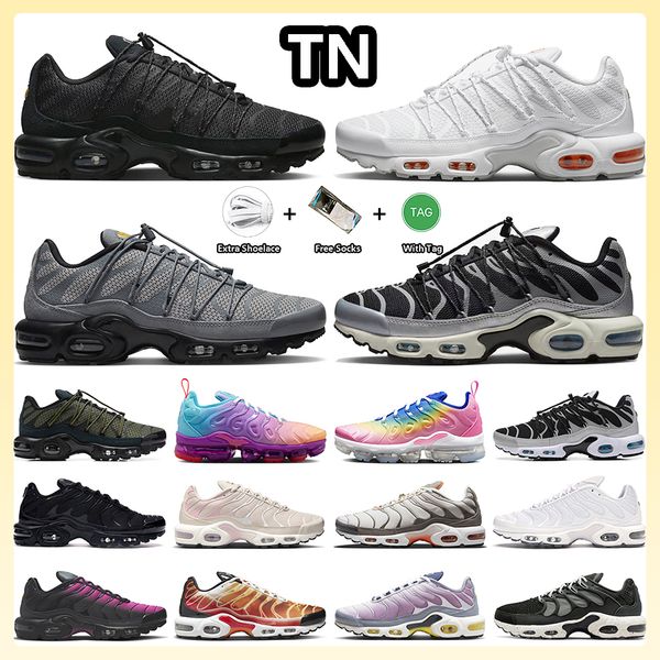 

tn plus running shoes men sneaker toggle utility olive and black reflective triple white grey reflective black metallic silver men women tra