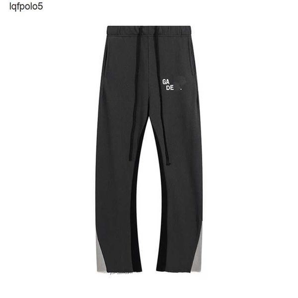 

godlikeu men's grey black designer street pant loose jogger man straight trousers lwf0 lwf0