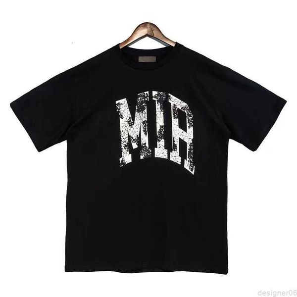 

23sss mens t shirt designer t shirt mens tees pure cotton breathable simple and versatile trendy retro couple matching clothing, White;black