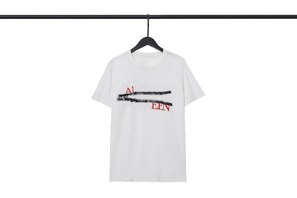 

designer womens mens t shirt luxury brand clothing shirts spray heart letter cotton short sleeve tees with letters sell luxury men t shirt s, White;black