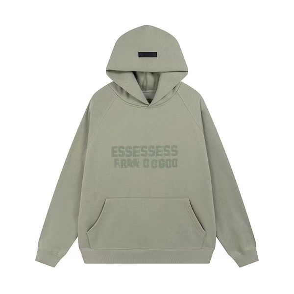 

designer women hoodie esse hoodies pure cotton long sleeve multicolor purple fashion womens sweater loose versatile casual couple mens appar, Black