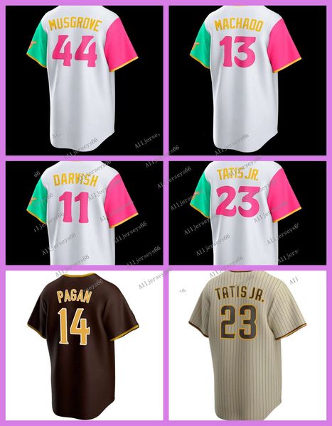 

xander bogaerts 23 fernando tatis jr. padres baseball jerseys juan soto manny hado eric hosmer city connect joe musgrove yu darvish, Black;red