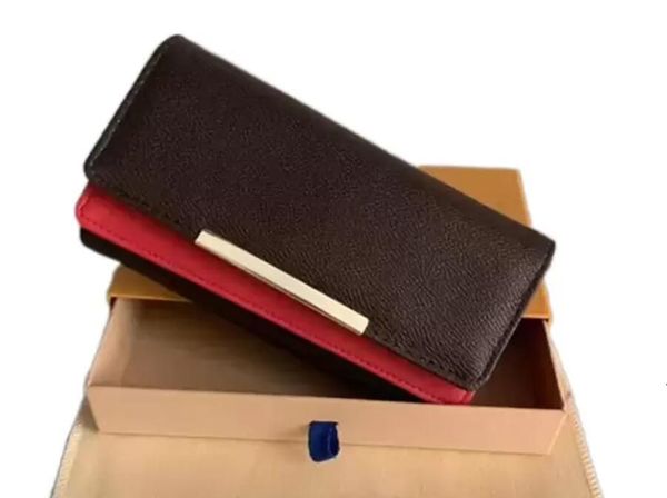 

1 -1luxury women men designer card holder wholesale red bottoms lady long wallet multicolor designer coin purse card holder fh76843 lkvl, Red;black