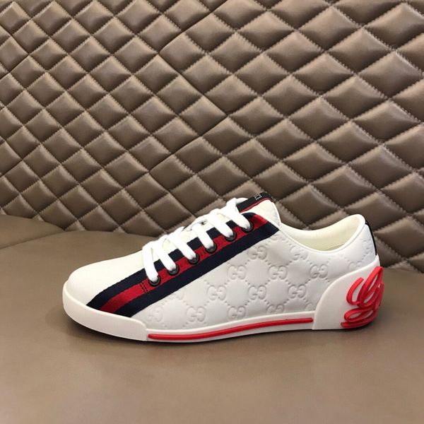 

design quality brand casual shoes breathe oblique embroidery technology luxury casual shoe fashion dress shoes rda0181, Black