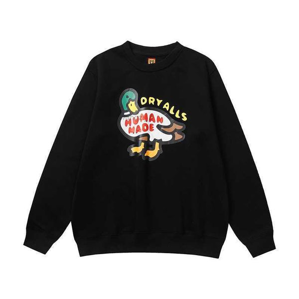 

men's hoodies sweatshirts human made men women version heart print crewne oversize hoodie uq9j 5cpt 7 1aot, Black