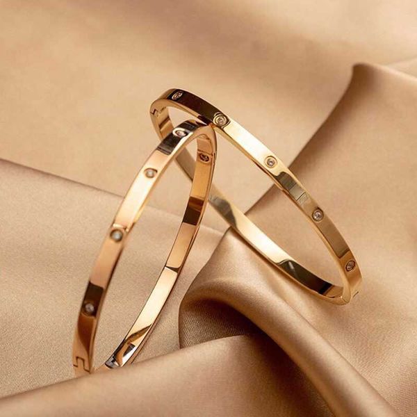 

original products new sterling silver bracelet 18k rose gold colorless ins small and luxury couple full of stars, Black