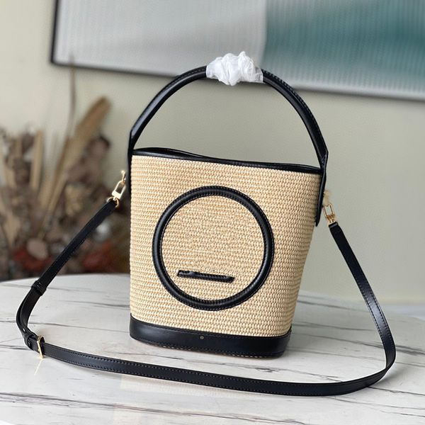 

fashion designer bag women vintage embroidery bucket bag large capacity portable shoulder bag temperament beach bag ladies commuter bag #599