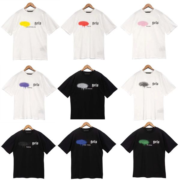 

tee shirt t-shirt designer shirts clothes mans stylist tee guillotine bear cotton crew neck black white summer mens palm t shirt graffiti p, White;black