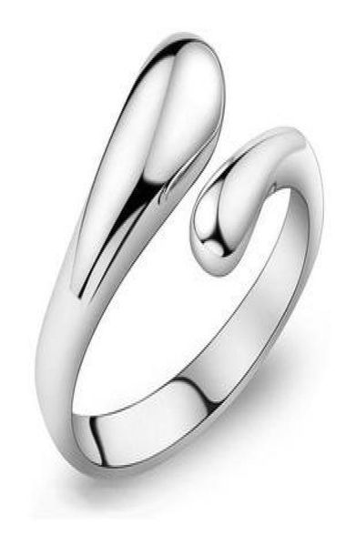 

band rings simple brand design double round head ringopend 925 stering silver ring fashion jewelry for women girl zi9447729