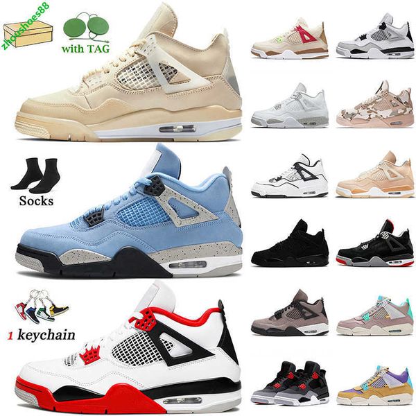 

4s high og mens women basketball shoes jumpman 4 men sneakers sail white oreo university blue fire red court purple black cat cactus jacks t