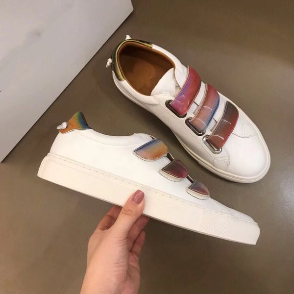 

2023 leather platform oversized sole sneakers white black mens luxury velvet suede air cushion flat heel casual dress shoes size38-45 rda014