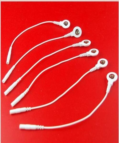 

durable medical tens unit electrode lead wirescables for ems machinetens lead wire adapters 2mm pin to 35mm snap connector263p7001720