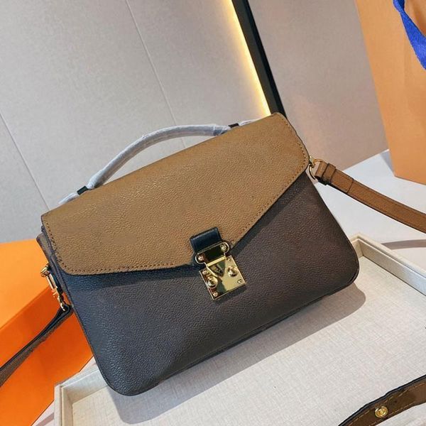 

1 -1embossing flower luxurys designers bags pochette crossbodys women handbag messenger bags leather metis elegant shoulder bag cro nllb
