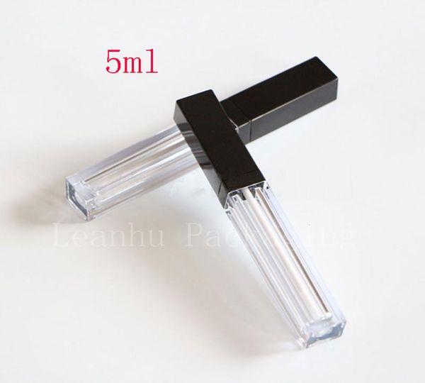 

5ml empty lip gloss container 5cc square makeup bottle cosmetics packaging lip polish8043075