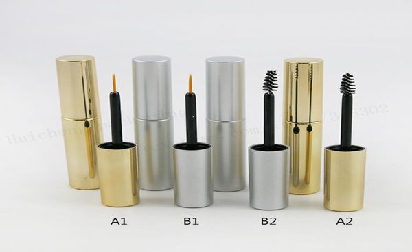

24pcs x empty portable 8ml uv gold silver mascara tube eyelash vial liquid bottle container 8cc eyeliner make up6233965