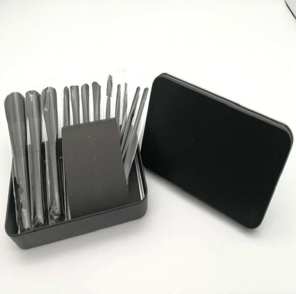 

brand makeup brushes 12 pcsset professional eyeshadow brush set foundation powder beauty tools cosmetic kits retail box8222182